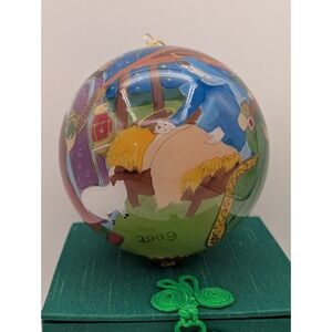 Li Bien Nativity Pier One 2009 Translucent Christmas Ornament